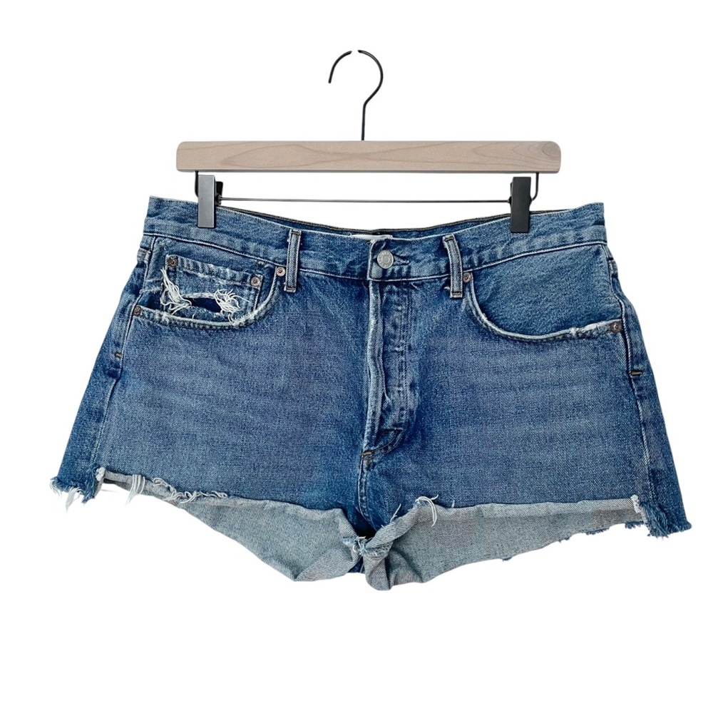 AGOLDE Parker Vintage Cutoff Denim Shorts - Excellent Pre-Loved Condition, 30 - Picture 5 of 16
